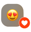 Phygital Group A smiling face emoji with heart eyes is shown inside a rounded gray square, representing a Growth Agency, with a white heart in an orange circle at the bottom right corner. Full Service Marketing Agency